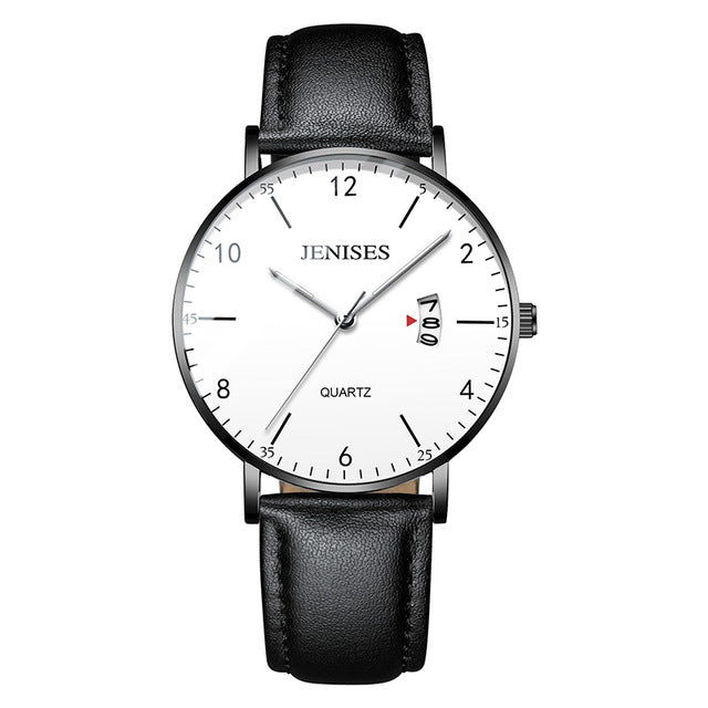 Man Ultra Thin Wrist Watch Minimalist