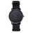 Black Minimalist Watches Man. Minimalist