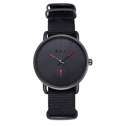 Black Minimalist Watches Man. Minimalist