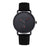 Black Minimalist Watches Man. Minimalist
