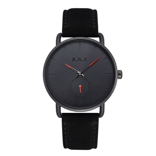 Black Minimalist Watches Man. Minimalist